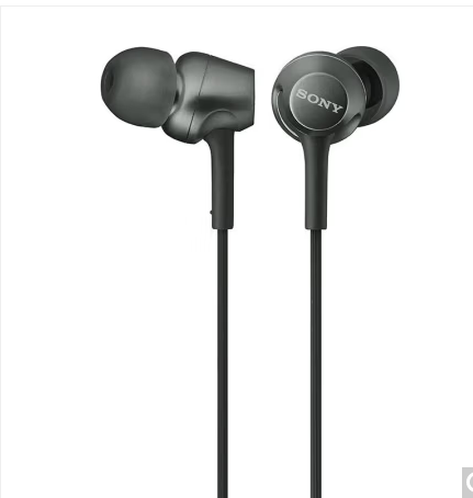 索尼(SONY) MDR-EX255AP 有线耳机入耳式 3.5mm接口 带麦立体声手机通话高音质
