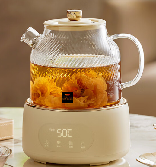 World Kitchen康宁养生壶全玻璃恒温壶煮茶壶煮茶器1L